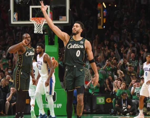 Jayson Tatum, figura de Los Celtics.