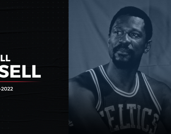 Russell jugó toda su carrera en los Boston Celtics, de 1956 a 1969, y fue el gran protagonista de la 'Dinastía' que conquistó once anillos