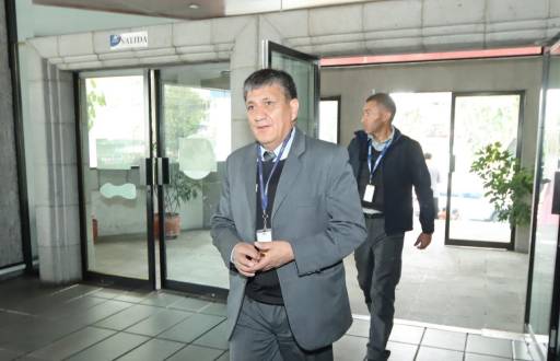 Quito, 23 de octubre de 2024 | Wilson Toainga en la audiencia Caso Metástasis en la Corte Nacional de Justicia.