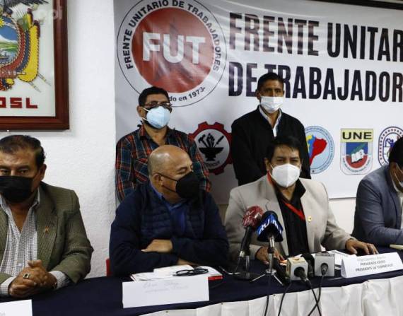 Centrales sindicales aseguran que apenas baje la nueva ola por ómicron, pondrán fecha para protestas