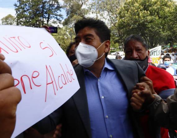 Yunda convocó este martes 13 de julio, a una sesión del Concejo Metropolitano en el salón de sesiones. Foto: API/Archivo