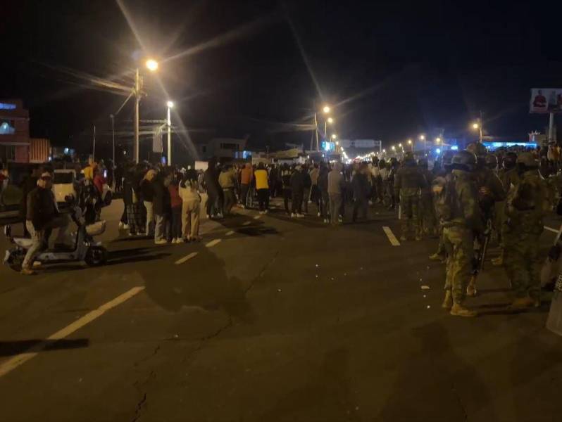 Marcha en el cantón Mejía, Pichincha