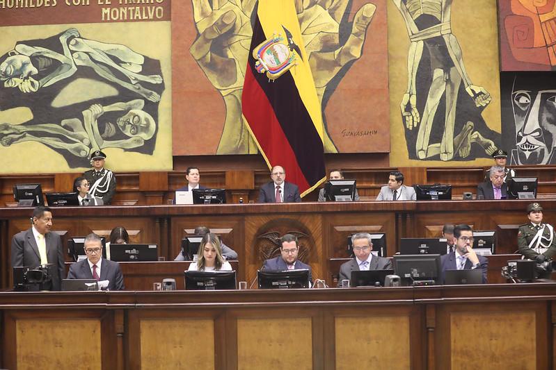 Imagen de parte del pleno de Asamblea Nacional posesionada este 17 de noviembre del 2023.