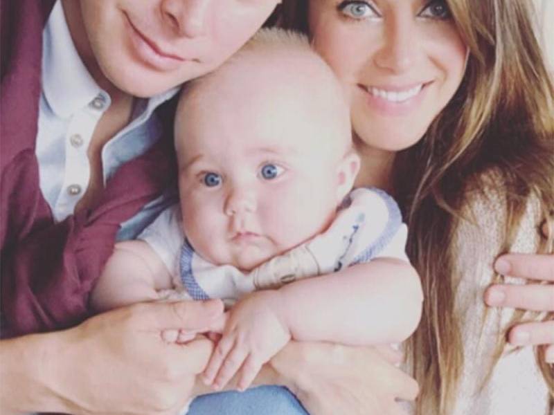 Anahí celebró los 7 meses de su bebé Manuel