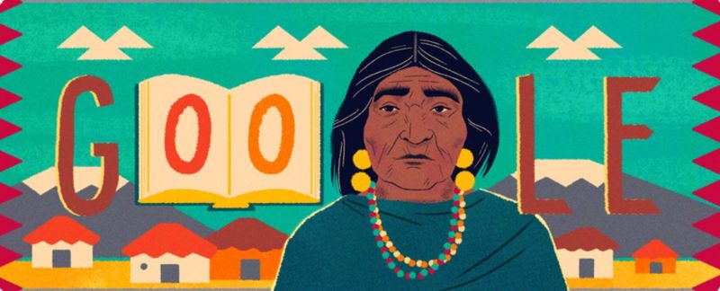 Dolores Cacuango, líder ecuatoriana a la que Google dedica su doodle