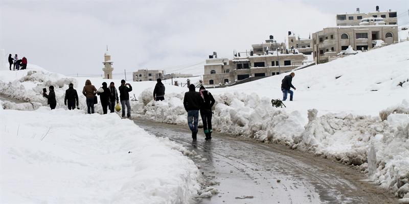 Tres muertos en Israel debido al temporal de nieve