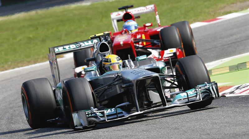 Hamilton por delante de Alonso en el primer libre en Monza