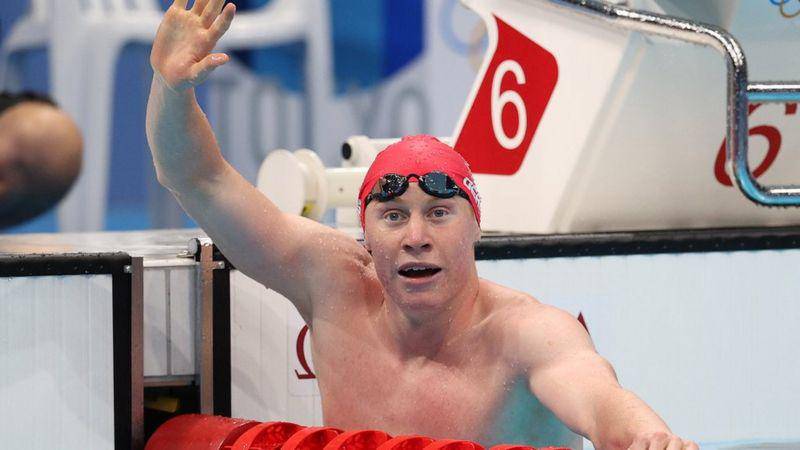 El nadador que se contagió dos veces de coronavirus y ganó una medalla de oro en Tokyo 2020