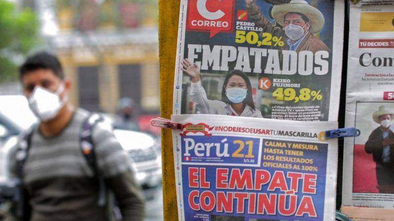 Castillo vs. Fujimori: 3 claves que explican por qué aún no se conoce al ganador de las elecciones en Perú