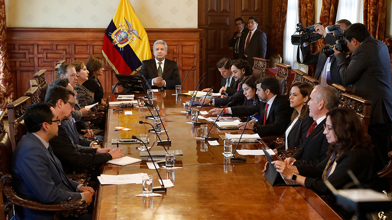 Lenín Moreno designa nuevos miembros en su gabinete