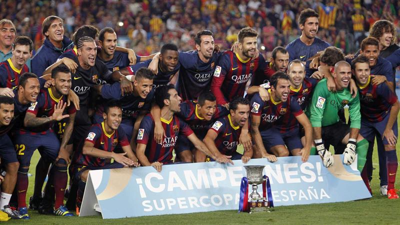 Barcelona gana Supercopa tras empatar sin goles ante el Atlético