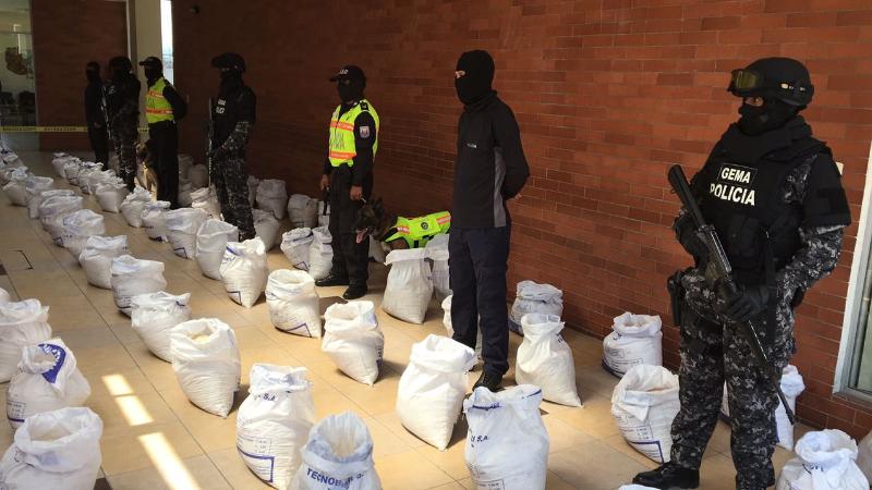 Un detenido y cerca de 12 toneladas de cocaína decomisadas en el Puerto de Guayaquil