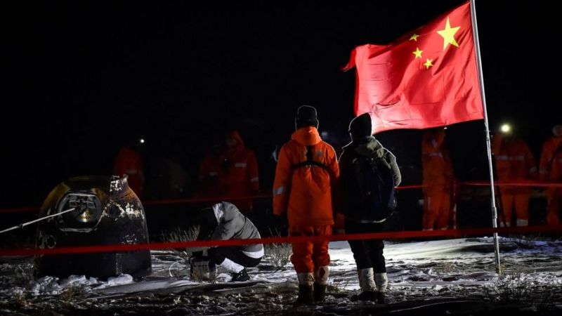 Chang&#039;e-5: la misión china regresa a la Tierra con las primeras rocas de la Luna en más de 40 años