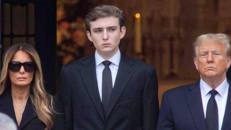 Barron Trump, el hijo menor del expresidente que dará el paso para apoyarlo en público para su campaña