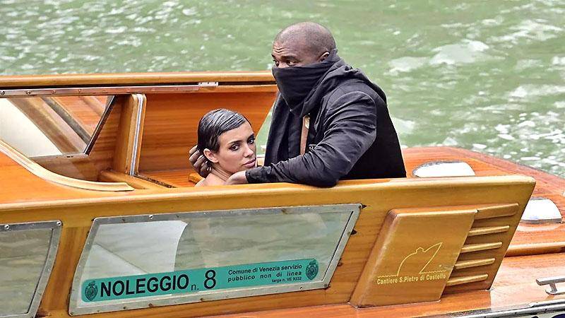 Imagen de archivo de Kanye West y Bianca Censori.