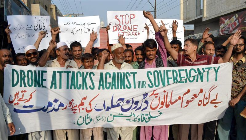 Bombardeo de drone de EEUU deja 4 muertos en Pakistán