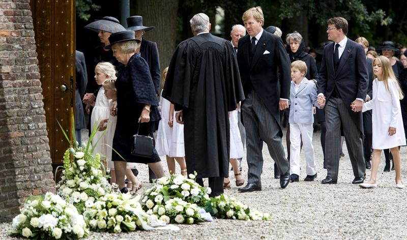 Ceremonia íntima para despedir al príncipe holandés Friso
