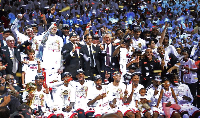 Los Heat revalidaron el título de campeones de la NBA