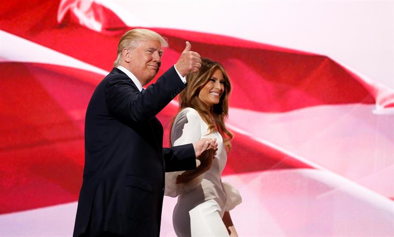 Donald Trump enfrenta acusaciones de plagio en contra de su esposa