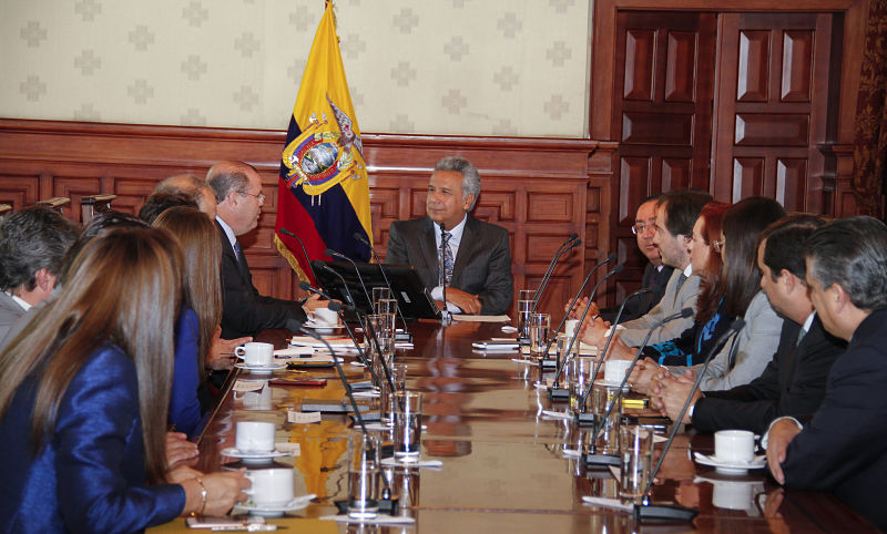 Presidente Moreno pide a Contraloría revisar actuación de jueces de la CC