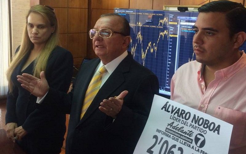 Candidato Álvaro Noboa llama a la oposición a “unificar posturas”