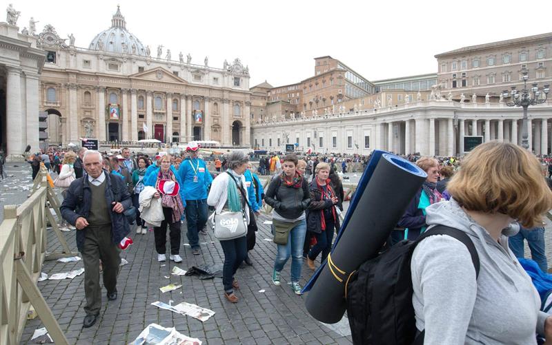 Roma recupera la tranquilidad tras la avalancha de peregrinos