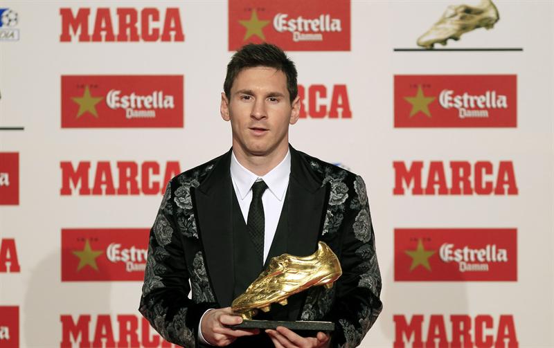 Messi, el primer futbolista en la historia en ganar tres Botas de Oro