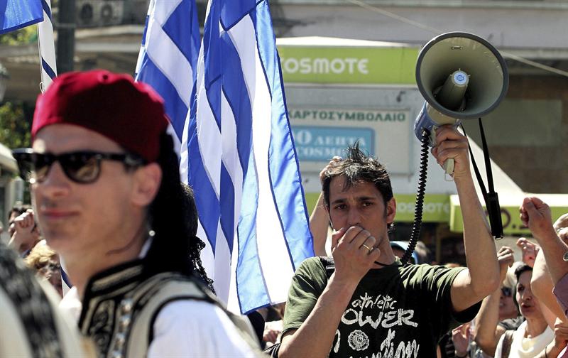 Grecia celebra el Primero de Mayo con una huelga general