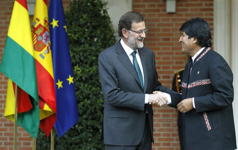 Rajoy y Evo Morales acuerdan potenciar las relaciones comerciales bilaterales