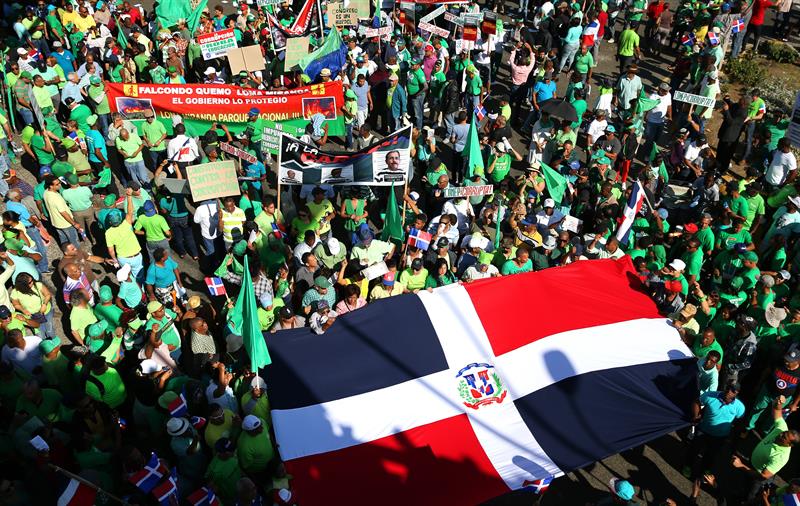 Marcha en Santo Domingo para exigir cárcel en caso Odebrecht
