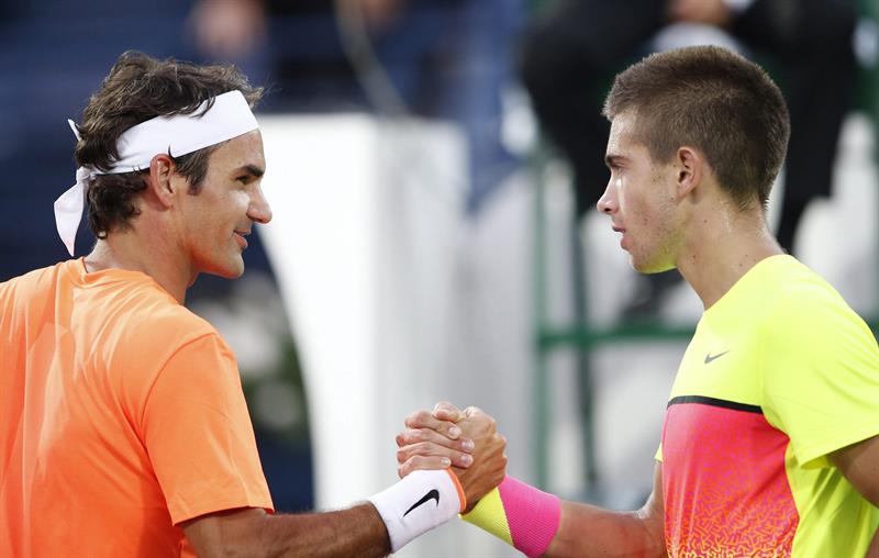 Roger Federer vence al joven Coric y avanza a la final de Dubái