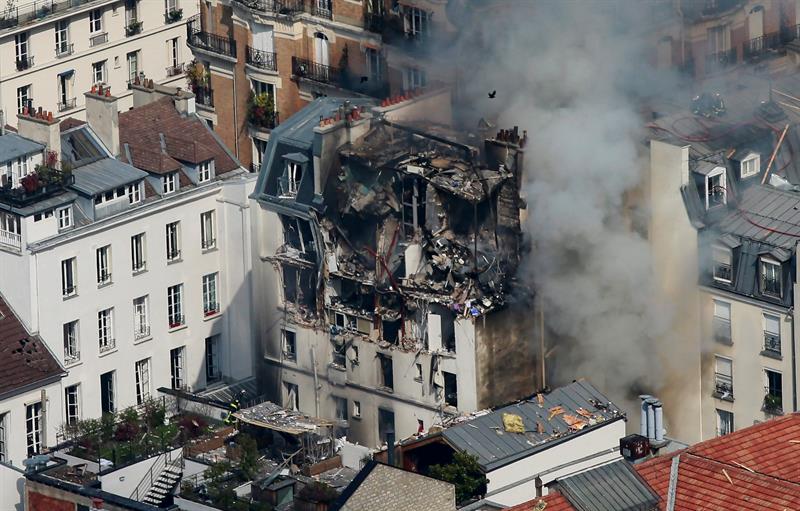 Al menos 17 heridos deja una explosión de gas en París