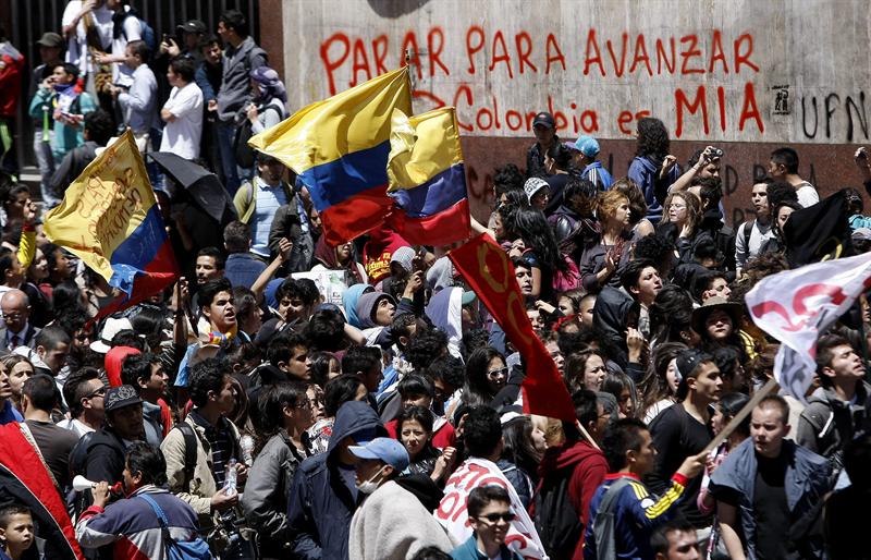 Bogotá vivió una jornada de disturbios