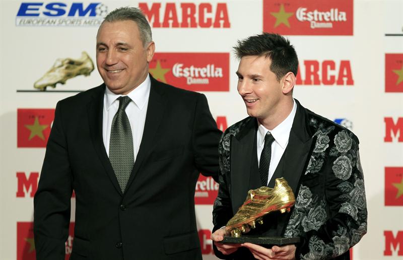 Messi, el primer futbolista en la historia en ganar tres Botas de Oro