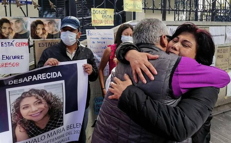 Elizabeth Otavalo, madre de María Belén Bernal, exige justicia.