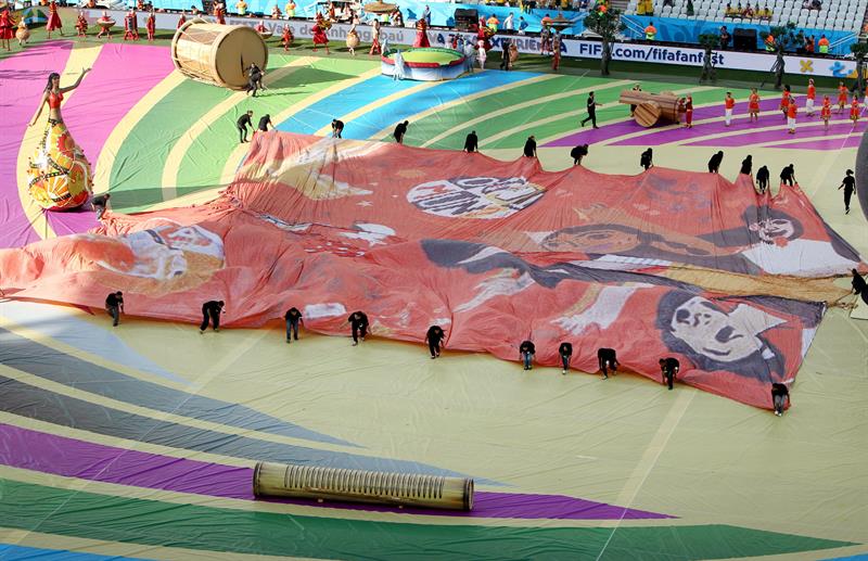Nueve millones de dólares costó la ceremonia que inauguró el Mundial