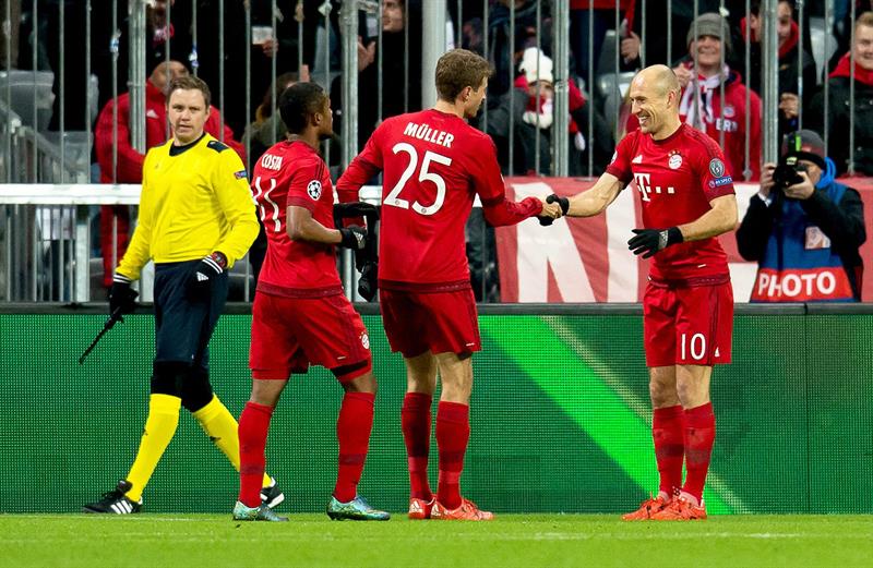 Bayern se asegura el primer lugar del grupo con goleada