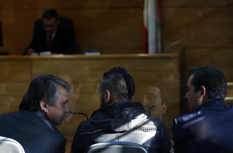 Vidal queda libre tras su accidente de tránsito