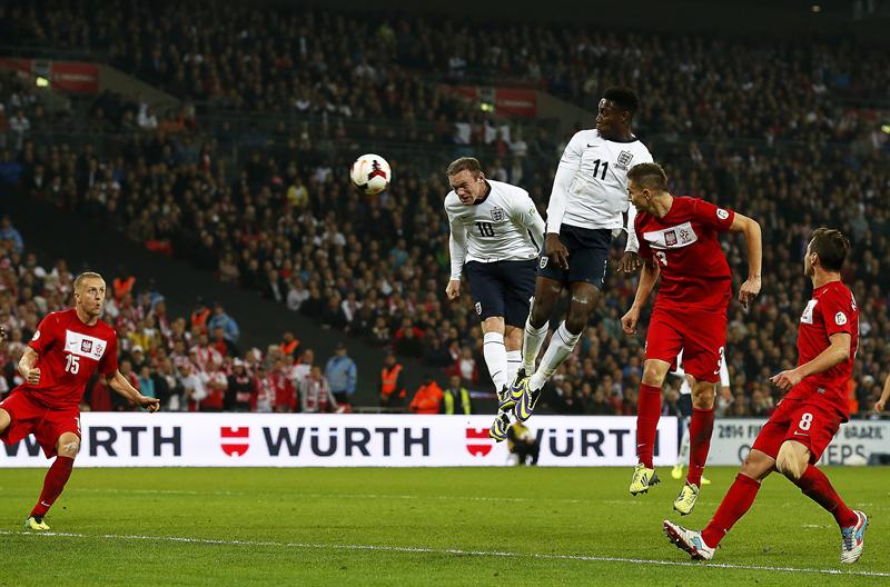 Rooney y Gerrard meten a Inglaterra en Brasil 2014 al derrotar a Polonia