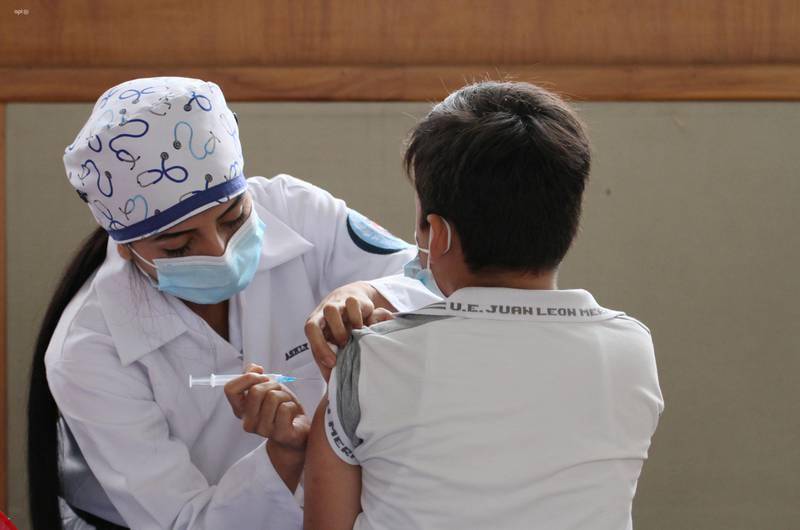 COVID-19 en Quito: 60 mil niños aún no han recibido vacunación