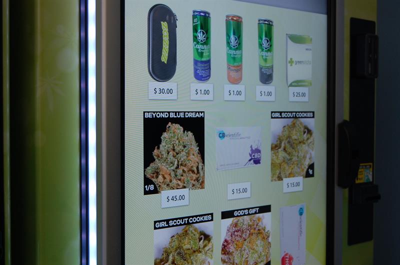 Inauguran primeras máquinas expendedoras de marihuana en EE.UU.