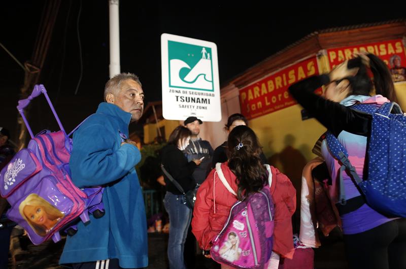 Más de 50 sismos se producen tras la fuerte réplica de anoche en Chile