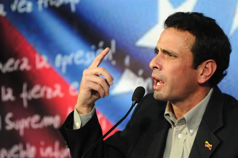 Capriles acepta oficialmente la candidatura de la oposición venezolana