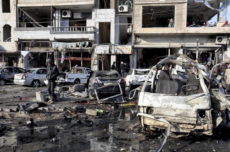Doble atentado suicida contra el ejército sirio deja al menos 24 muertos