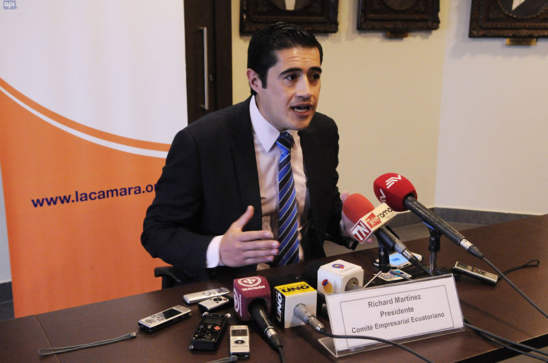 Moreno designa a Richard Martínez como nuevo ministro de Economía y Finanzas