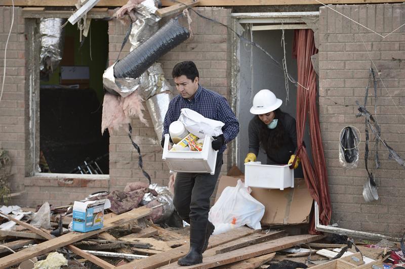 Tornado de Oklahoma arrasó todo lo que estaba a su paso