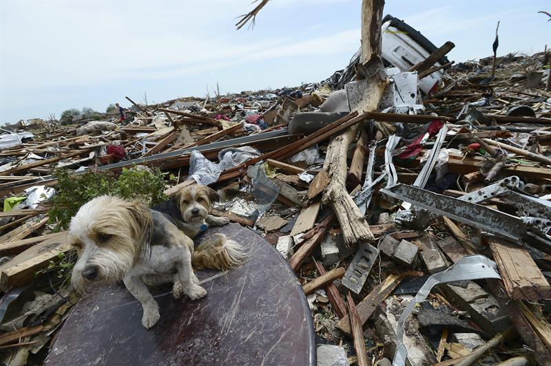 Tornado de Oklahoma arrasó todo lo que estaba a su paso