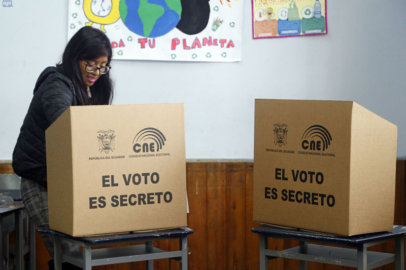 Elecciones presidenciales de Ecuador serán el 28 de febrero de 2021