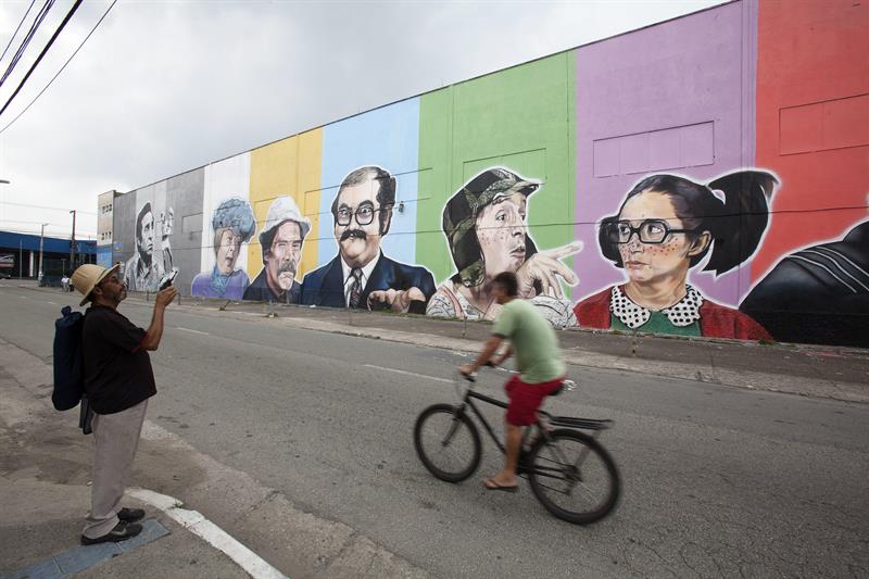 Los personajes de &#039;Chespirito&#039; ya tienen su mural en Brasil