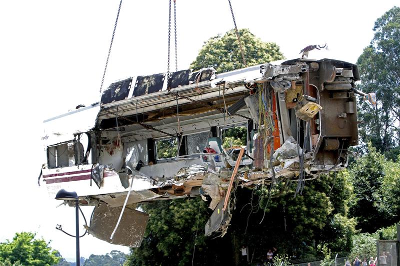 Un total de 36 de los heridos críticos en accidente de tren en España